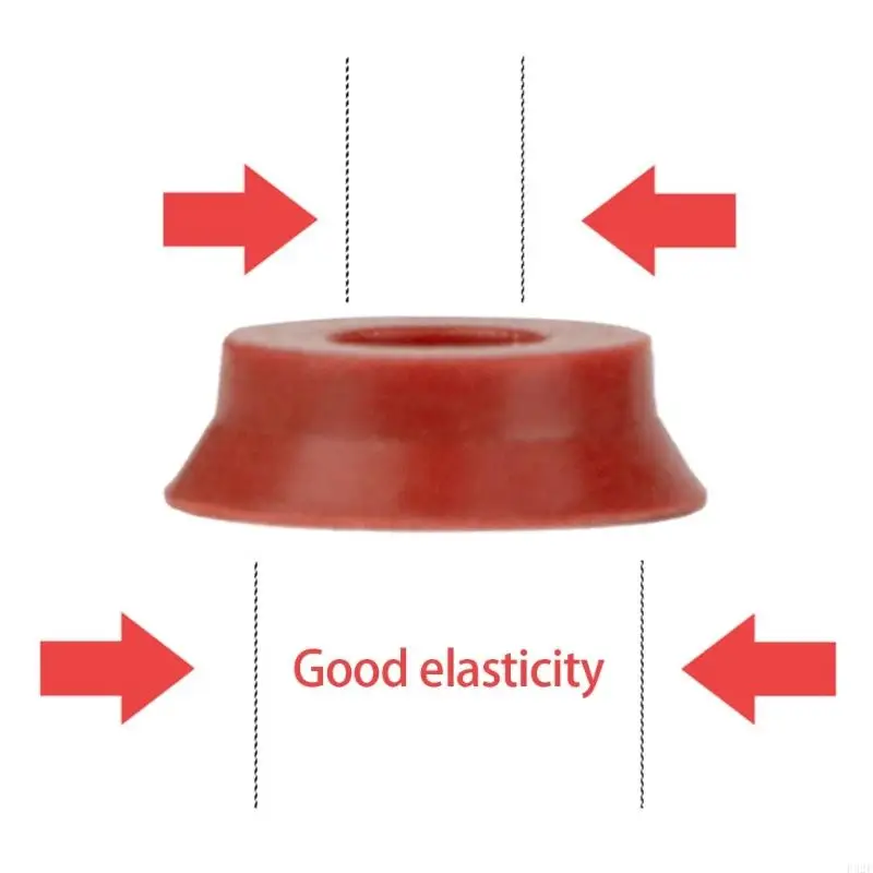 F92F 10pcs ปะเก็นซิลิโคนสำหรับเครื่องชงกาแฟทนต่ออุณหภูมิสูง o แหวน o