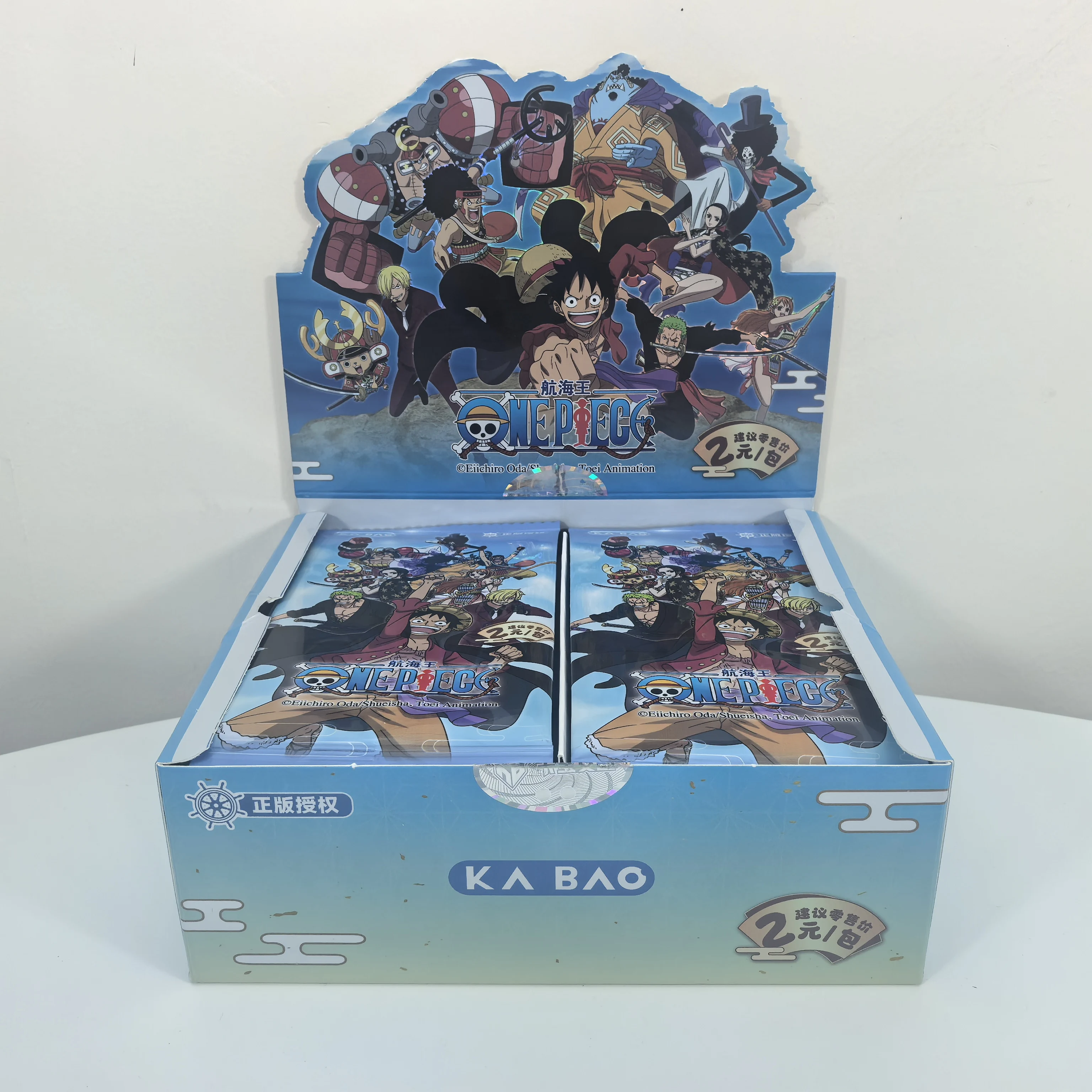 การ์ดสะสมเกม KABAO One Piece: The First Piece of the Voyage Log v2 (วันพีซ) มีสินค้าพร้อมส่ง
