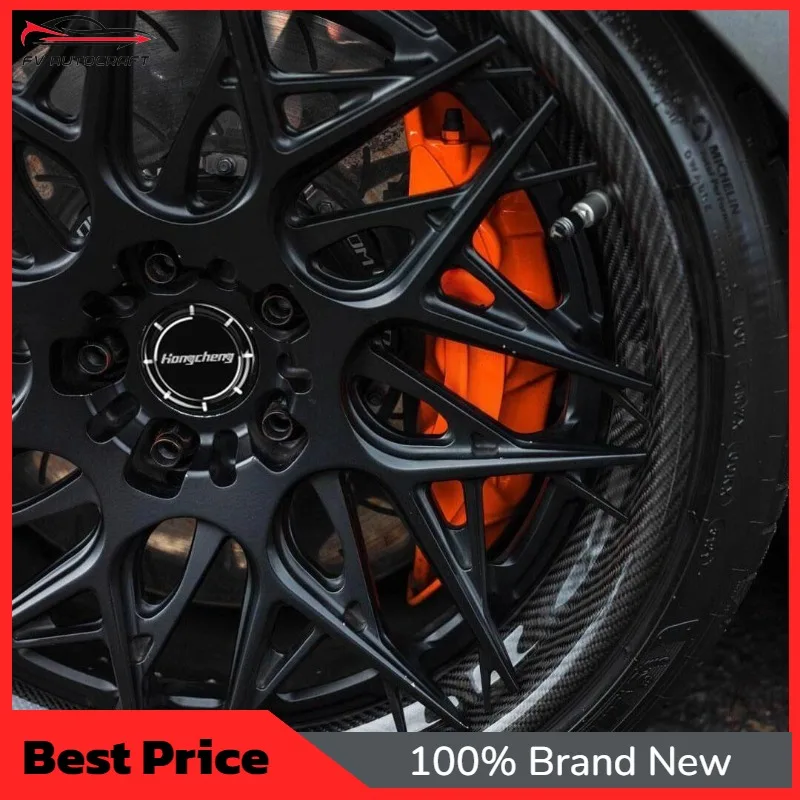 【2026】Alloy Wheels OEM High Performance 4 5 6 Holes 19 20 22 24 26 Inch Carbon Fiber Concave 2-piece Wheels For Tesla Model 3