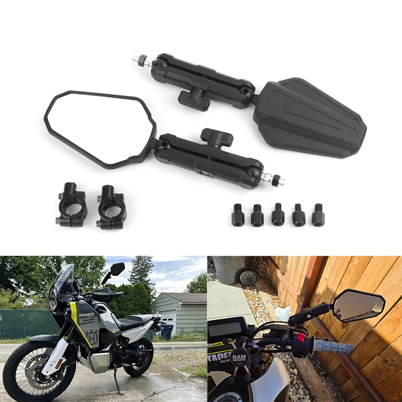 High Quality Universal Motorcycle Foldable Rear View Mirror Hd mirror is shock-proof