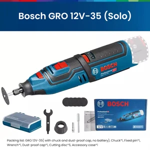 Bosch-rotary nodeless drahtlose, kleine elektrische Mühle, drahtlose Maschine, Batterie und Ladegerät nicht inbegriffen, Schneidemaschine, GRO12V-35 10 Hauptverkäufe Bosch Small Bosch Sumerilhadeira - №3