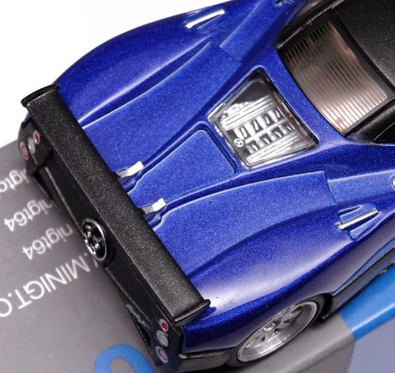 MINI GT 1:64 #408 Pagani Zonda hardtop blue alloy car model