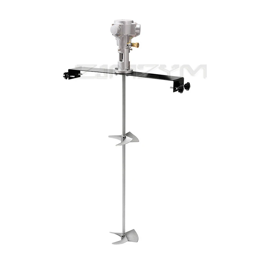 Pneumatic Agitator Mixer Machine for 200/400L Liter Tank 50-2800rpm Adjustable Speed Paint Mixer Lab Liquid Dispersing Stirrer