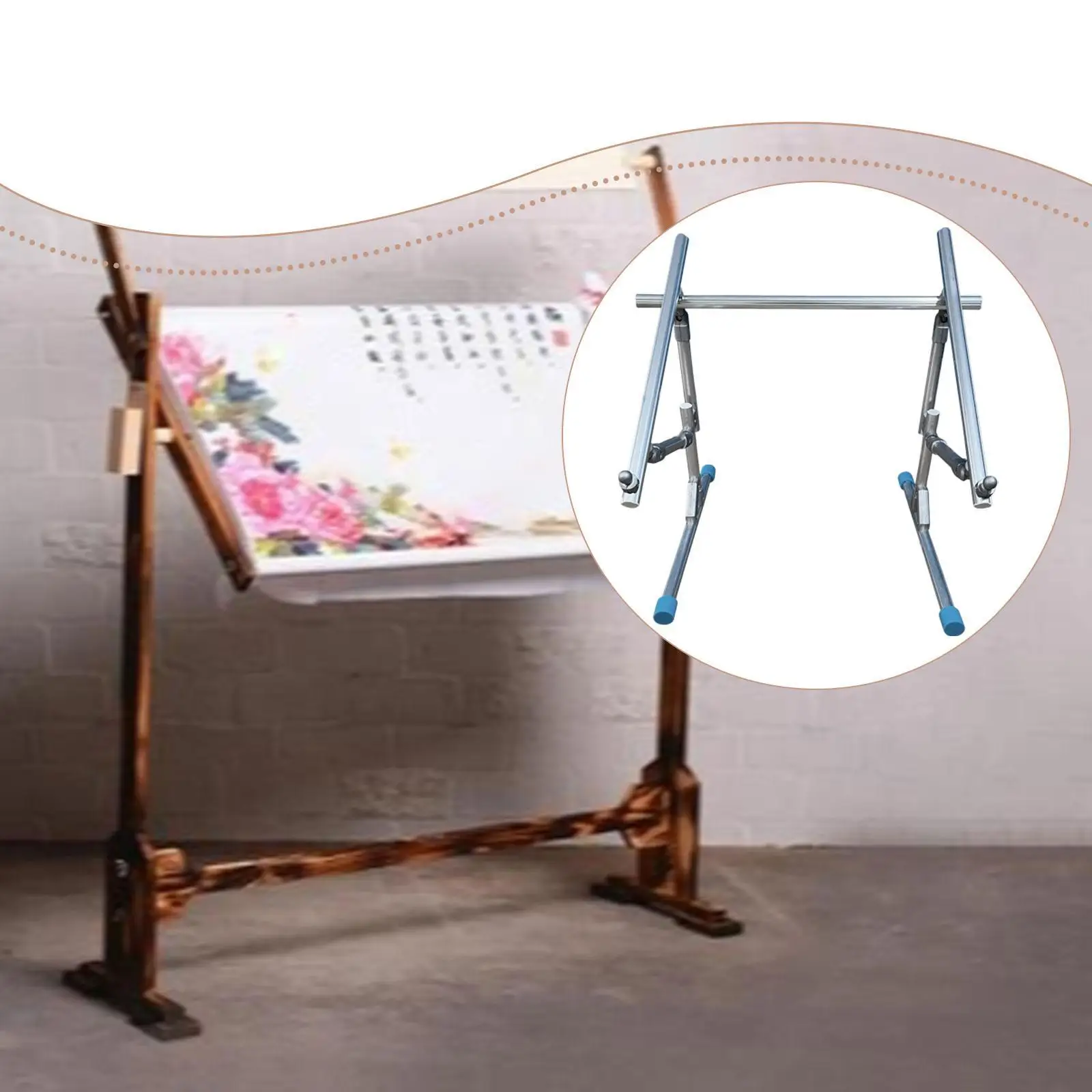 

Подставка для вышивки крестиком с регулируемой высотой, алюминиевая рама для вышивки, рисования и рукоделия