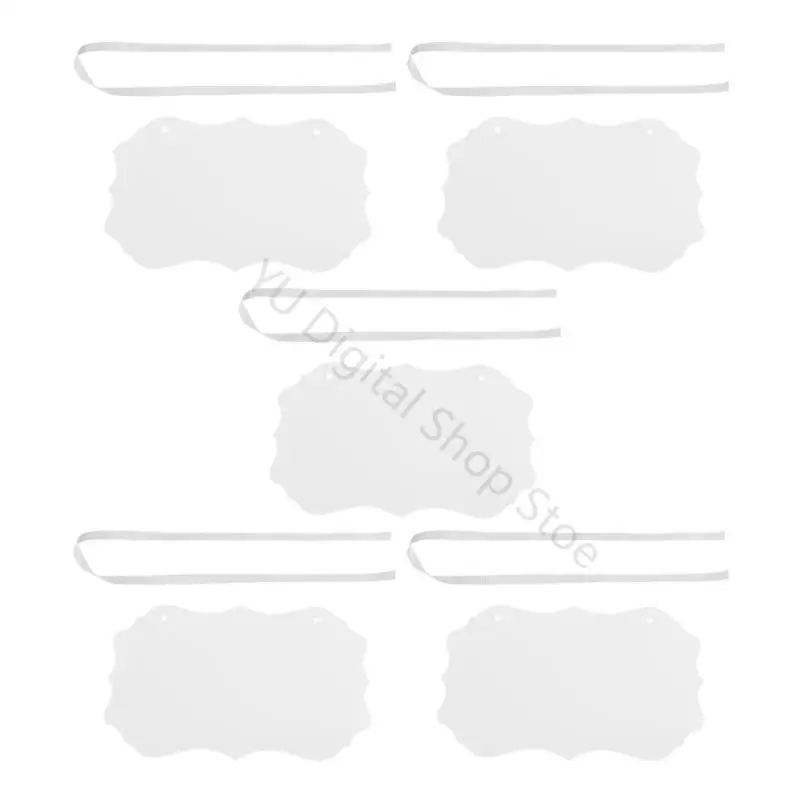 96BA Bemalbare Sitzschilder zum Aufhängen aus transparentem Acryl zum Selbermachen von Hochzeitsbotschaften und Namen – Detail 7