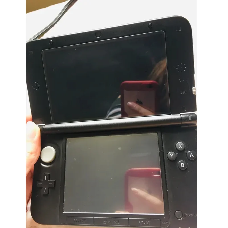 Oberer LCD-Displayschutz aus gehärtetem Glas + unten, PET, transparent, vollständige Abdeckung, Schutzfolie für Nintendo New 3DS XL/LL 3DSXL/3DSLL