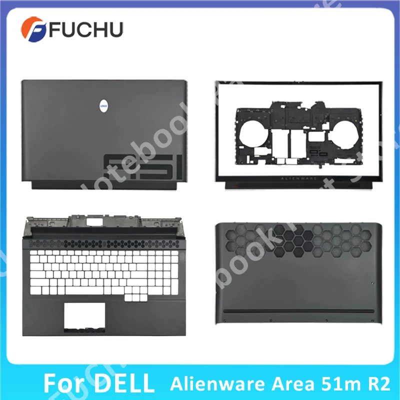 

For Dell Alienware Area 51m R2 Laptop LCD Back Cover/Palmrest/ Bottom Vents Case 0HVHM0 0CXK19 0NMYT8 004XD4 09T8WH 062RH9