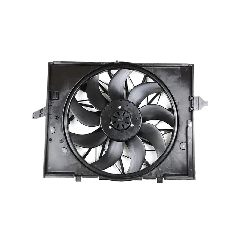 High Quality 600W Black Cooling Radiator Fan For BMW 5 Series 7 Series E60 E66 Car Auto Parts 17427543282