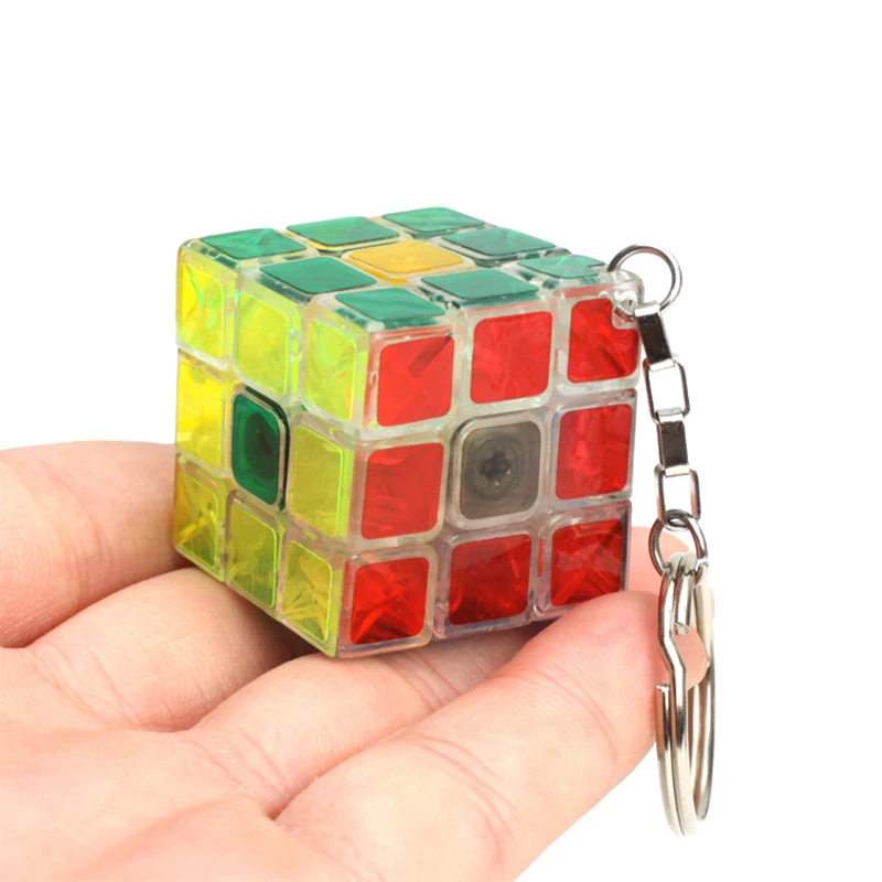 

Mini Cube 3x3x3 Keychain Magic Cubes Puzzle Mofangge For Beginner Professional Cubo Magico Toys For Children Kid