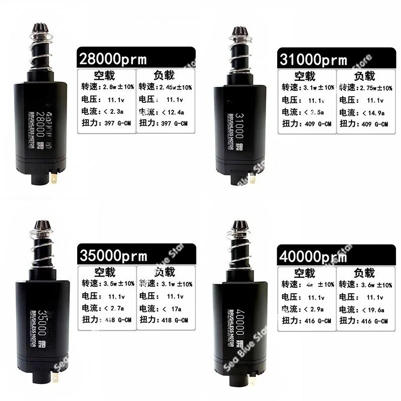 Motor, brushless motor entry model, high torque, low heating response, fast maintenance-free 480 motor