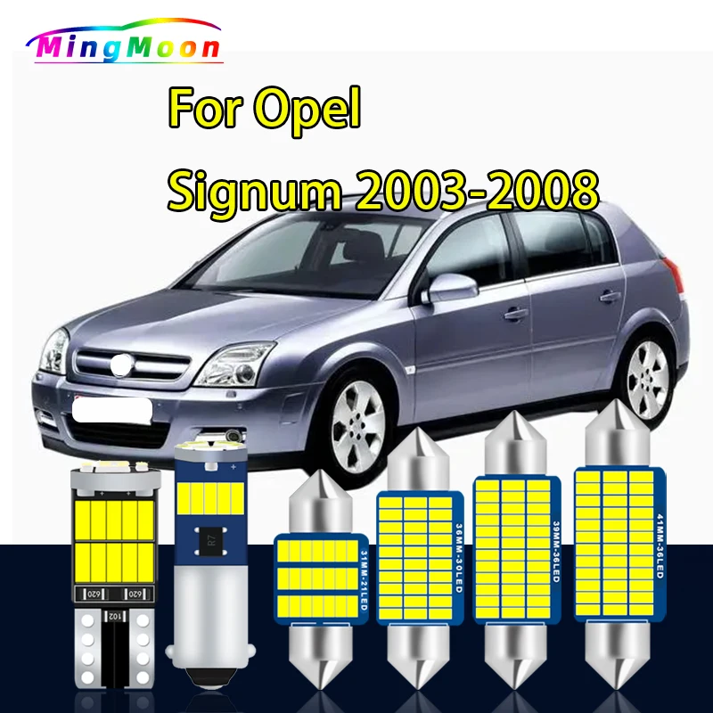 12Pcs Canbus For Opel Signum 2003 2004 2005 2006 2007 2008 Vehicle Lamp LED Interior Dome Map Trunk Light Kit Car Led Bulbs