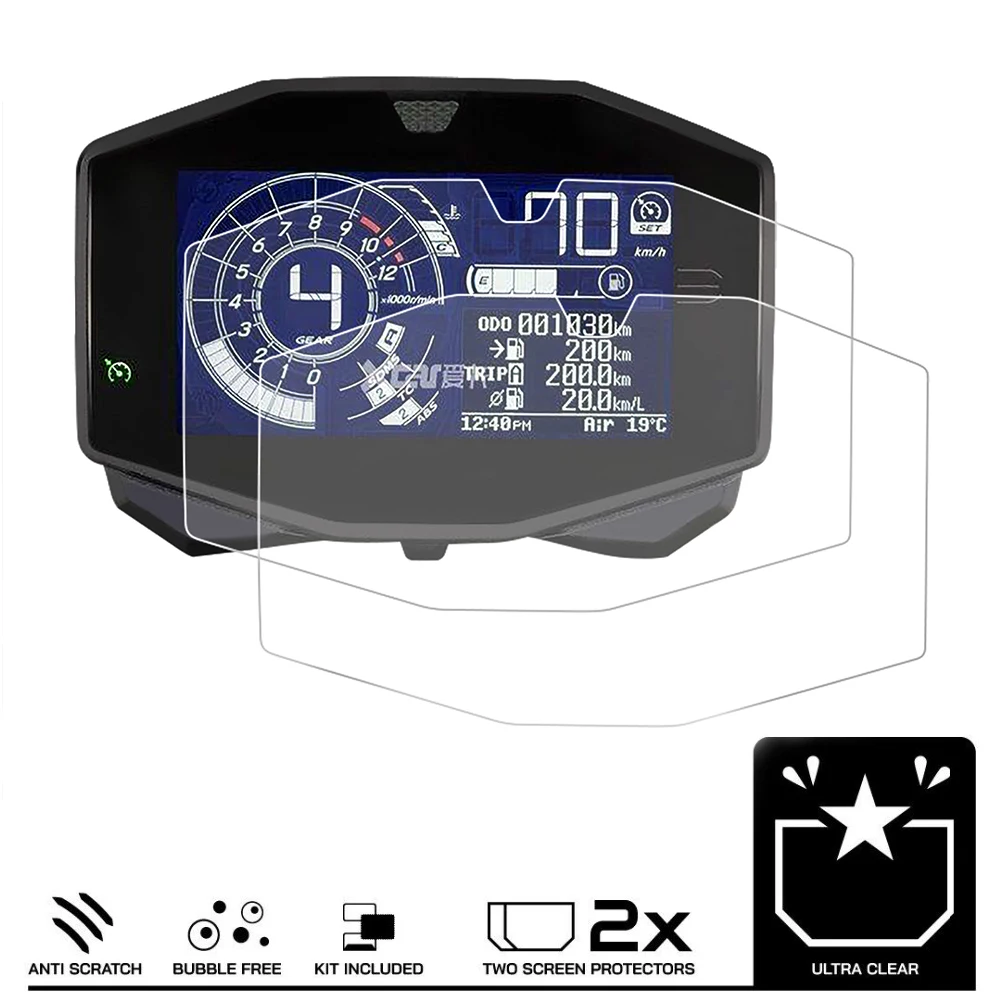 

For Suzuki GSX-S1000 2021+ GSX S1000 GSXS 1000 Motorcycle Dashboard Display Instrument Cluster Screen Protector Film Anti-Glare