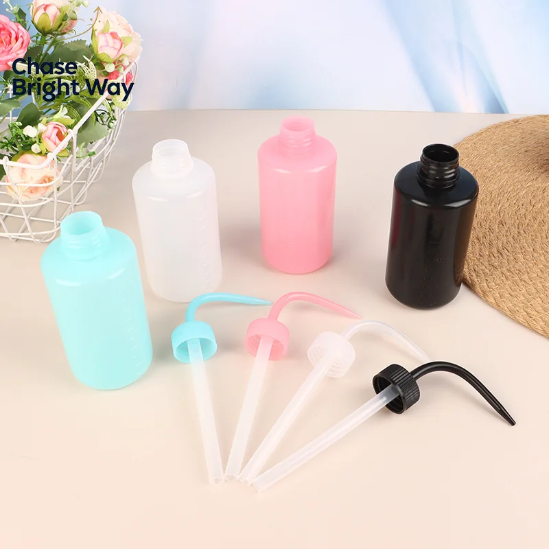 250ML Washing Bottle for Eyelash Extension,Water Bottle  Watering Safety Rinse Bottle Plastic Squeeze Bottle