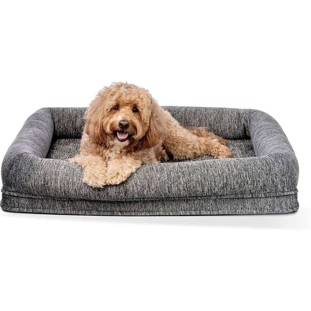 Dog Bed with Removable & Breathable Beds Cover, Comfy & Durable for Small To Large Dogs, Washable Dog Bed