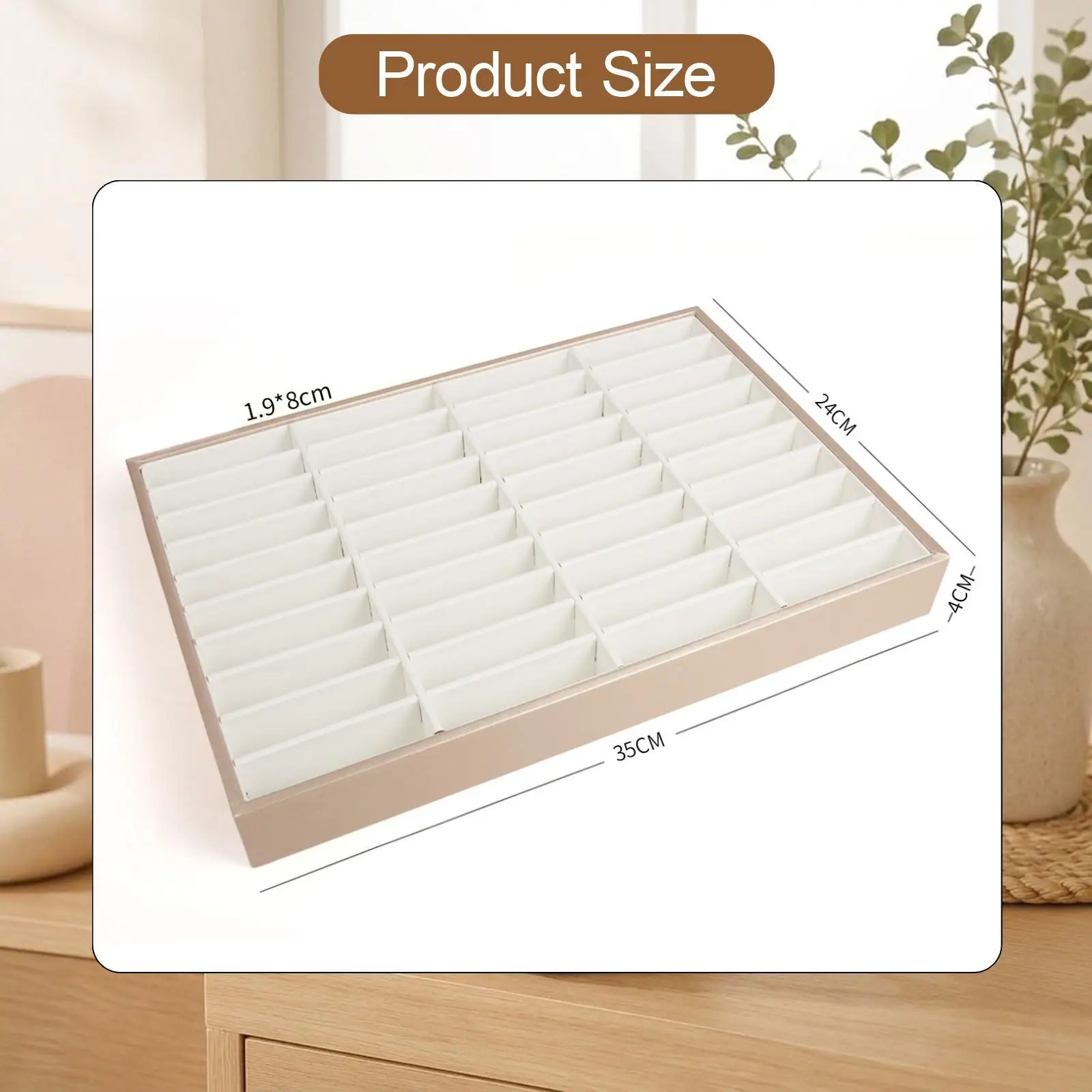 2Pcs Bracelet Organizer Tray, Versatile Jewelry Bangle Storage Box Bangle Display Holder for Exhibition Retail Stores Gift