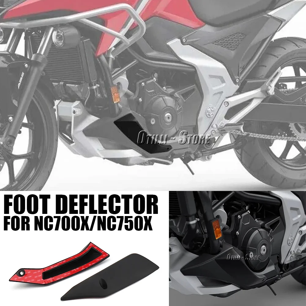 

Motorcycle Foot Wind Deflector kit Accessories Rubber For Honda NC750X NC 750X 750 X 2021 2022 2023 NC700X NC 700 X 2012 2013