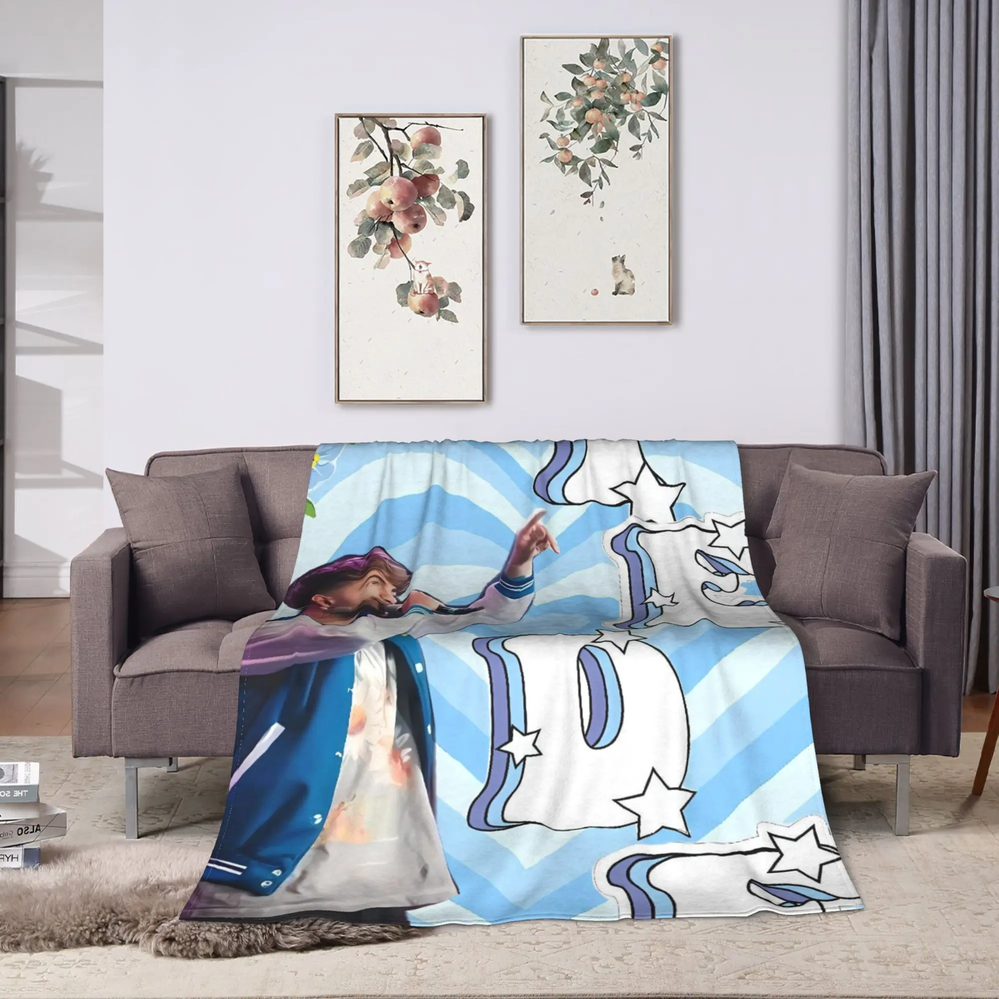 Fede V-Vigevani  Plush Blanket Kids Adult  Flannel Throw Blanket For Couch Chair Sofa Bed Warm Soft Customized Quality