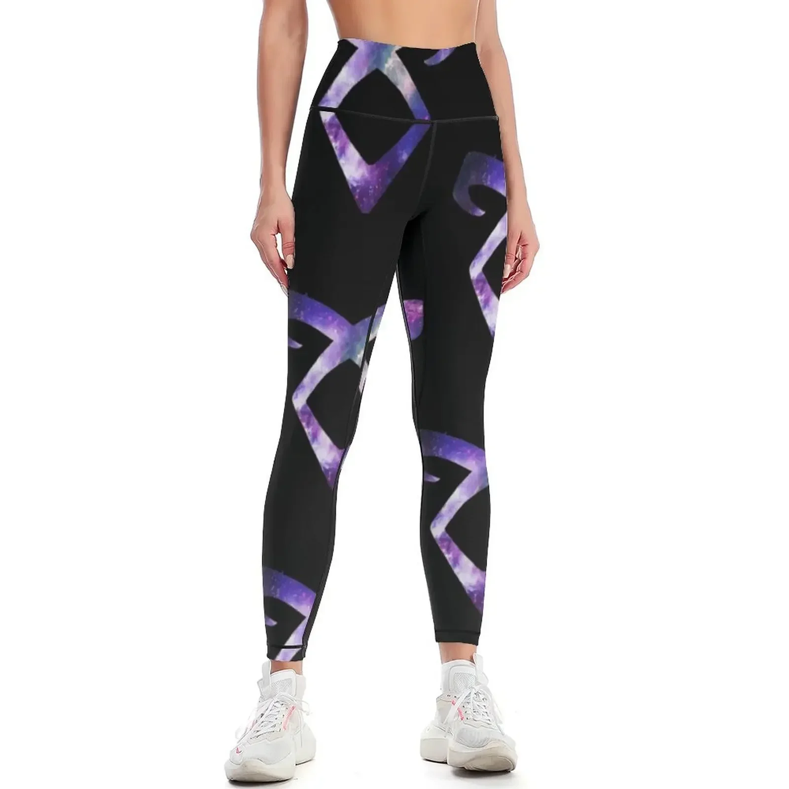 

Shadowhunter Galaxy Rune Leggings push up fitness Sweatpants flared sports for gym Womens Leggings