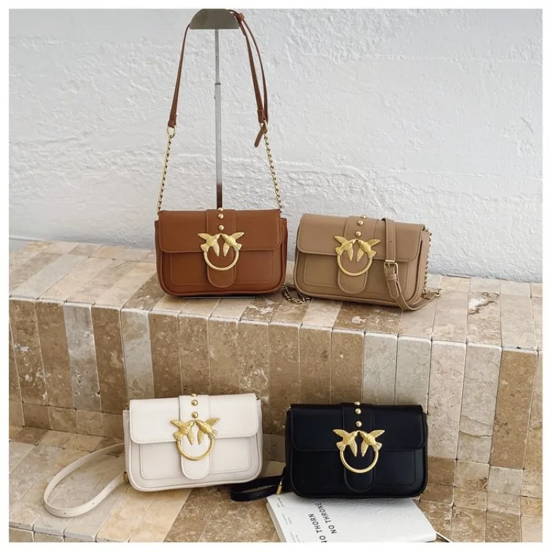 

Women's Vintage Classic Chain Square Bag - Niche & Stylish High-Quality Crossbody Shoulder Purse, Elegant PU Leather Handbag
