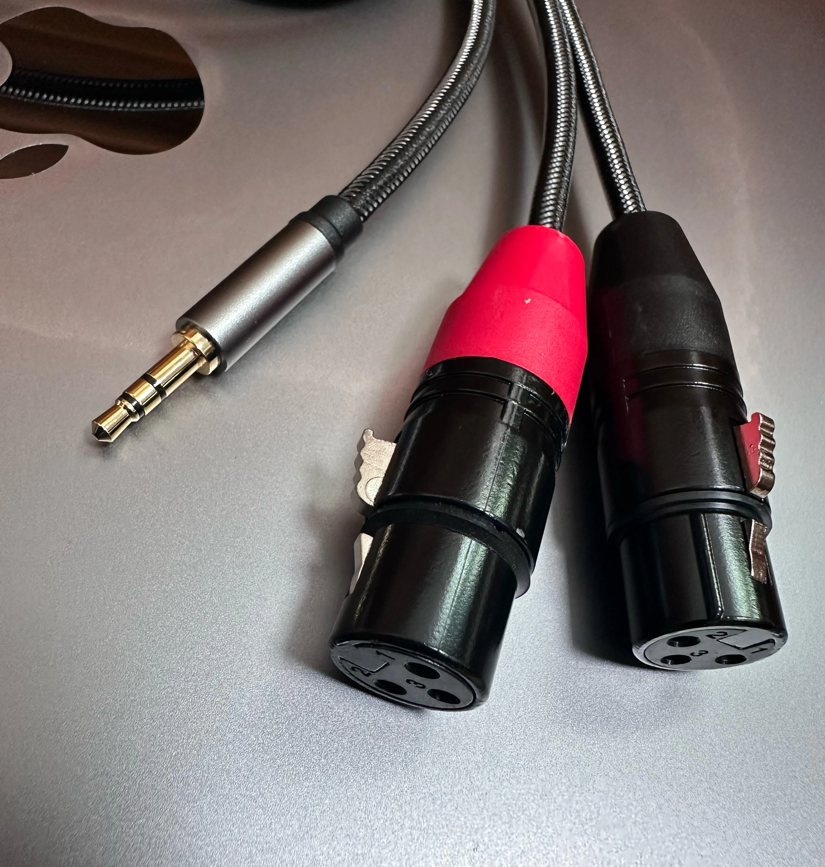 3.5 mm Jack to XLR Audio Cable TRS Stereo Male to Female Dual XLR Splitter For Mixer Speakers Amplifiers