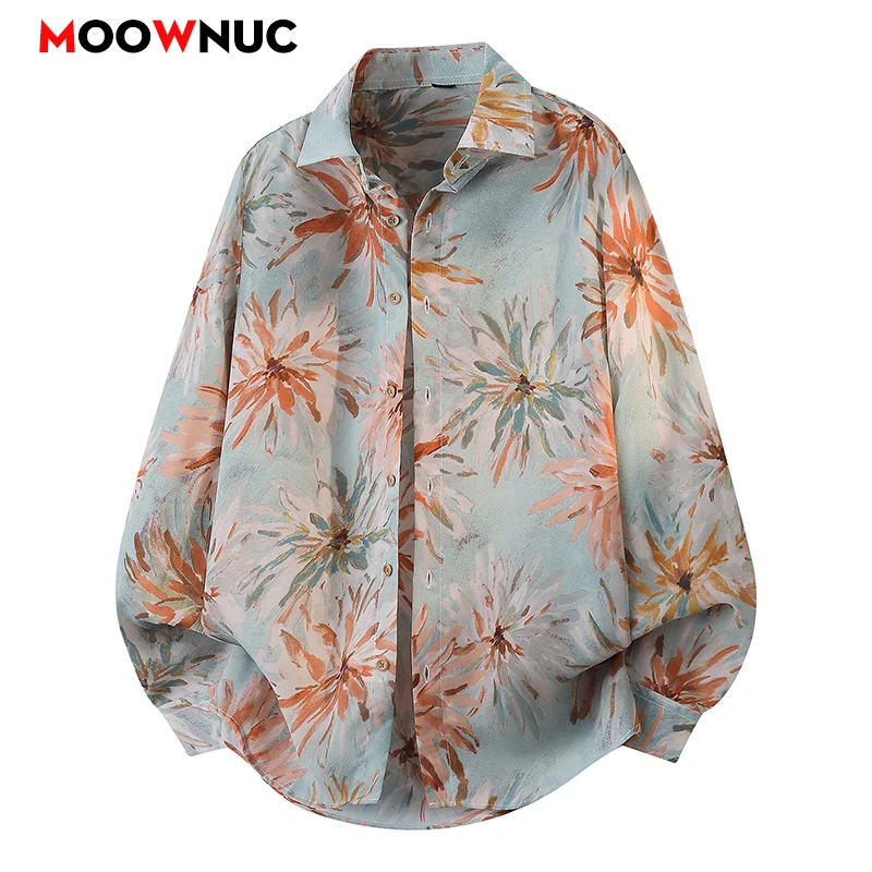 

Men's Clothing Men's Casual Blouse Fashion Shirts Spring Autumn Streetwear Korean Streetdress Hombre Male Clothing Shirt Men