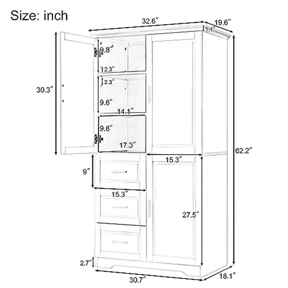 Bathroom Storage Cabinet 62