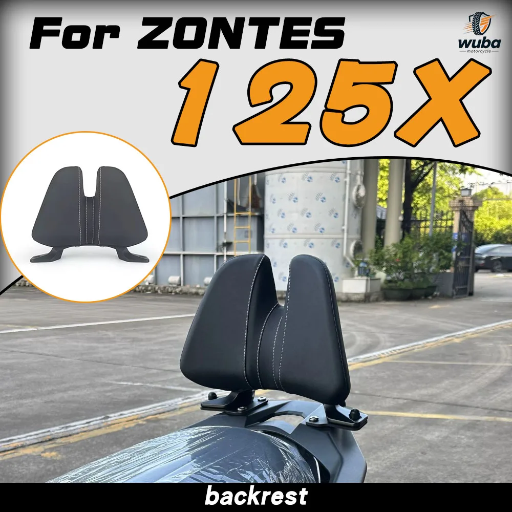 Suitable for non-destructive installation and modification of ZONTES 125X 150X rear seat backrest and passenger seat cushion.