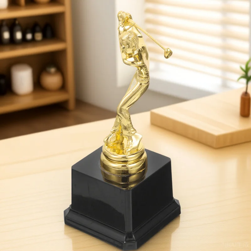골프 트로피 창의적인 트로피 장식을 위한 절묘한 어린이 경쟁상 파티 상금 유치원 보상 장식