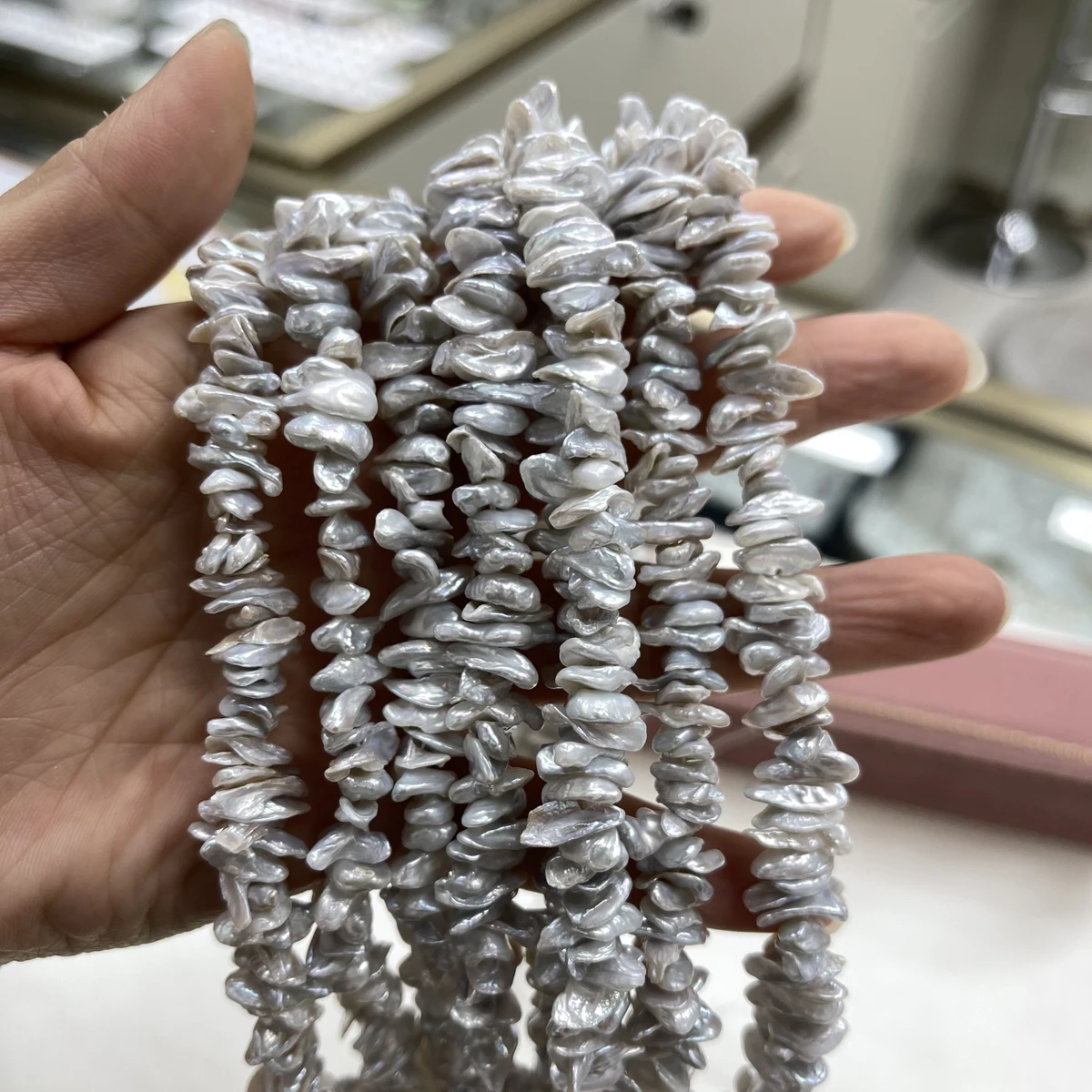 

11-13mm Irregularly Shaped Natural Freshwater Pearl Semi-finished Beads for Jewellery Making DIY Necklaces Bracelets Accessories