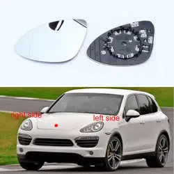 Car Mirrors For Porsche Cayenne 2011- 2014 Car Accessories Rearview Reflective Lenses Glass Side Mirror Lens with Heating