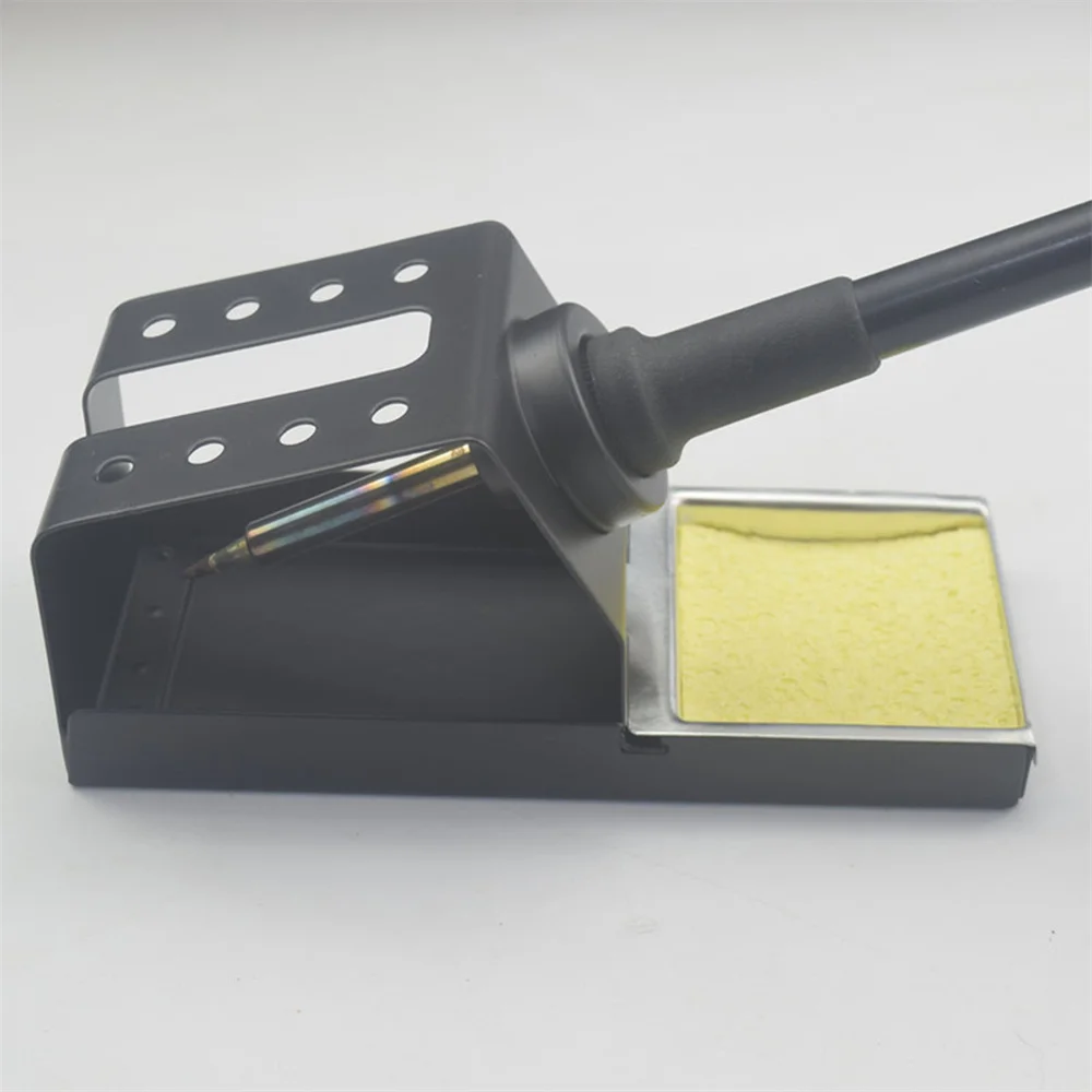 936 はんだステーションシリーズ用の耐久性のあるはんだごてスタンド金属製アイロンスタンドはんだごてフレーム、スポンジ付き