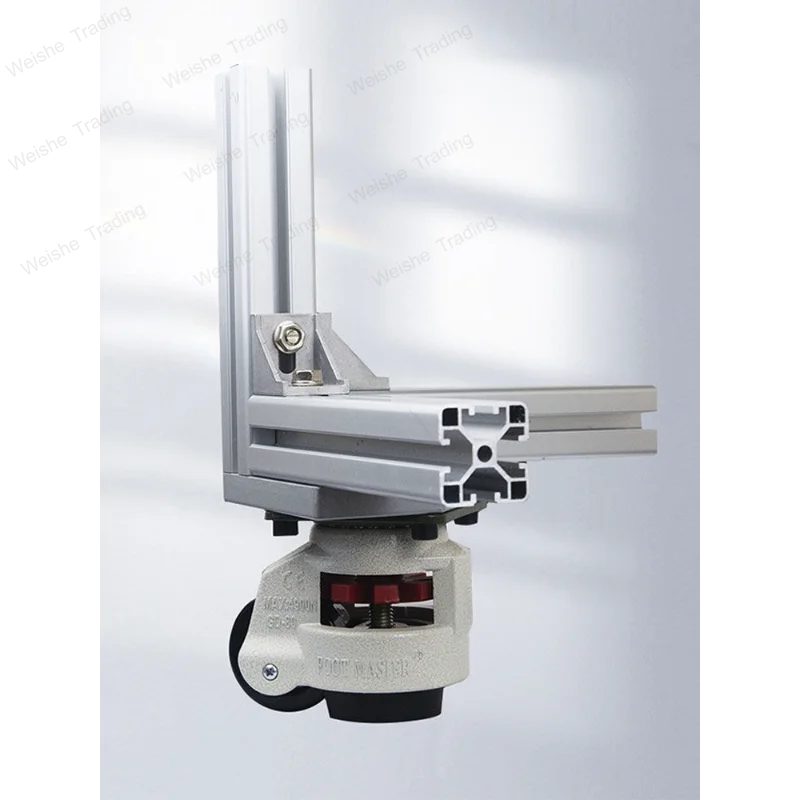 4040 aluminum profile universal connecting plate end wheel caster foot cup foot installation 16MM thickened