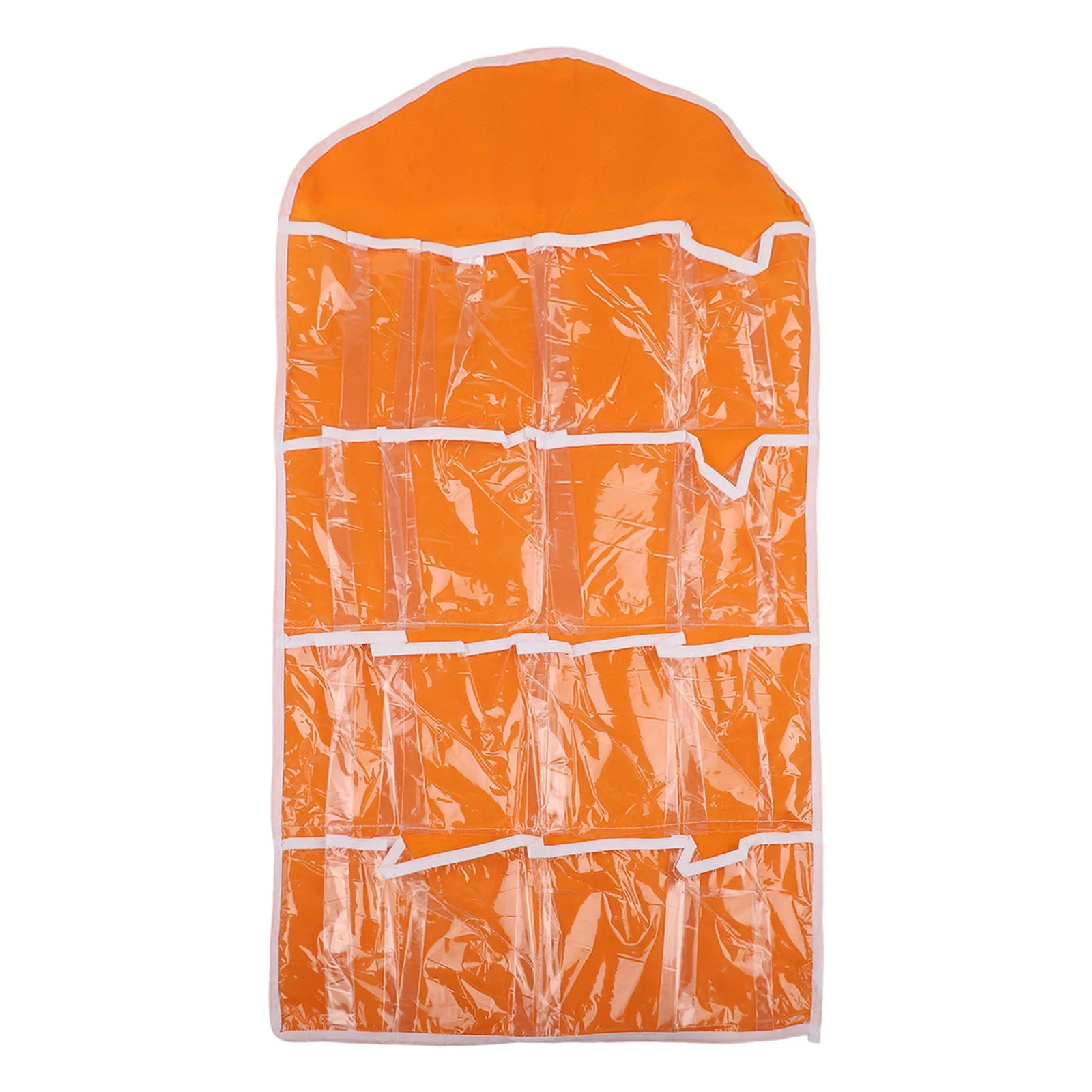 75*41CM Hanger Storage Hanging Bag Organizer Pouch 16 Pocket Accessories Clear Container Holder Shoe Rack Tidy Hot