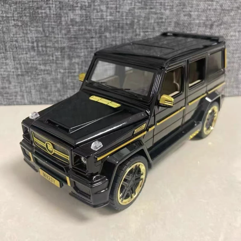 1:24 z G65 Refit Metal Diecast coche de juguete modelo simulación vehículo de juguete con luz de sonido tirar hacia atrás regalos del coche