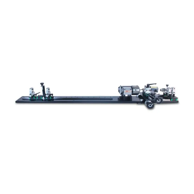 Variable Speed Mini Pool Cue Snooker Billiard Repairing Machine with Shift Rail Cue Repair Lathe Machine Double Chuck