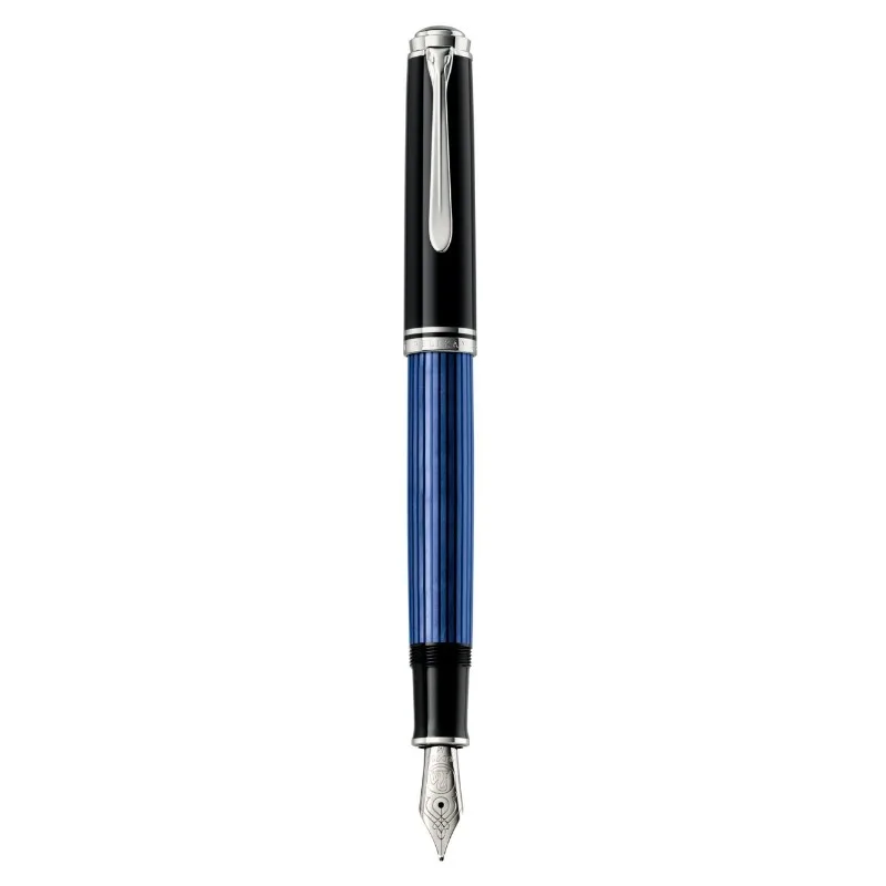 18k Gold Tip New-Pelikan M805 M800 Ink Pen Gray and Green Stripes High Quality Gift Pen Business Calligraphy Pen,PK ADMOK M800