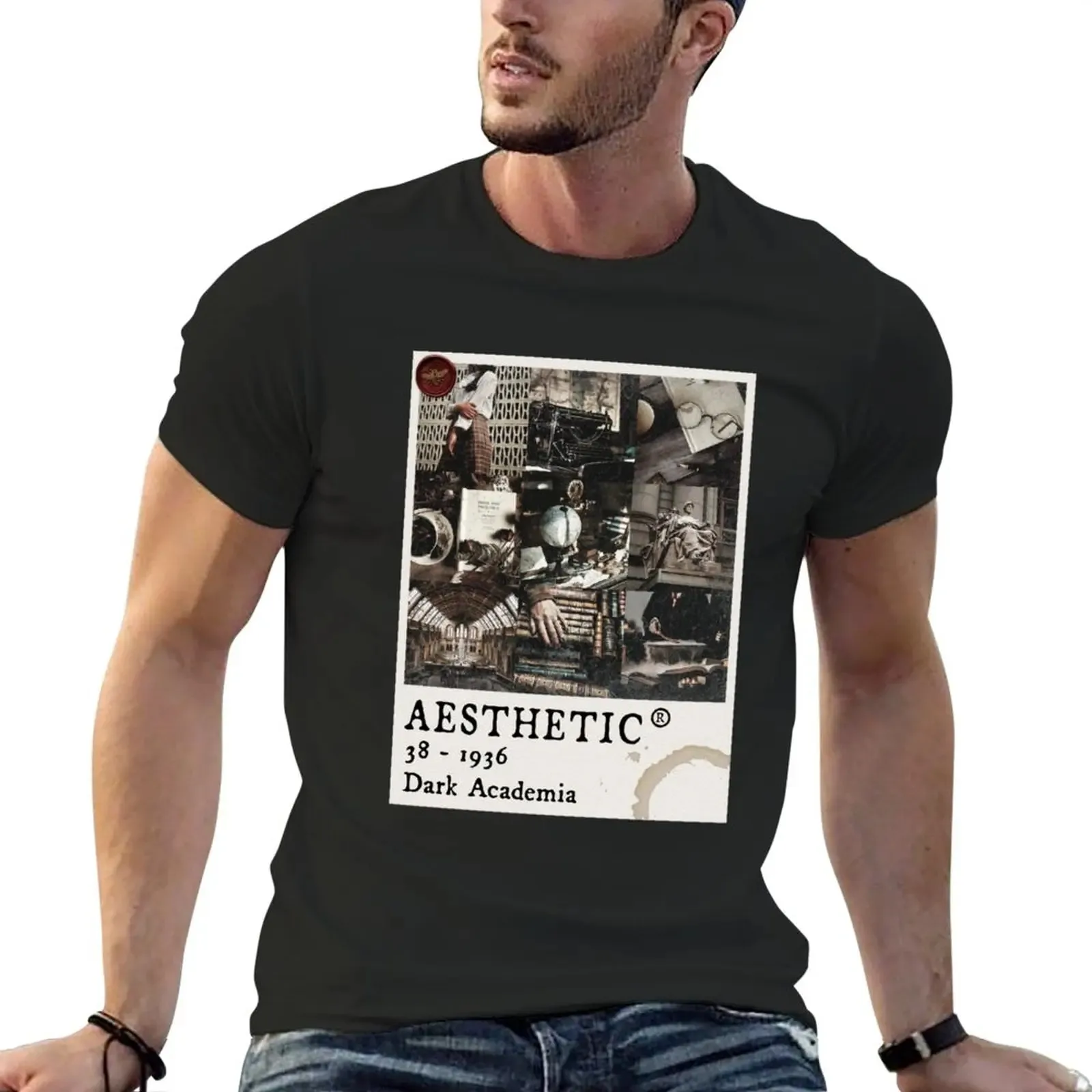 Dark Academia Pantone Card T-Shirt t-shirts man Aesthetic clothing mens workout shirts