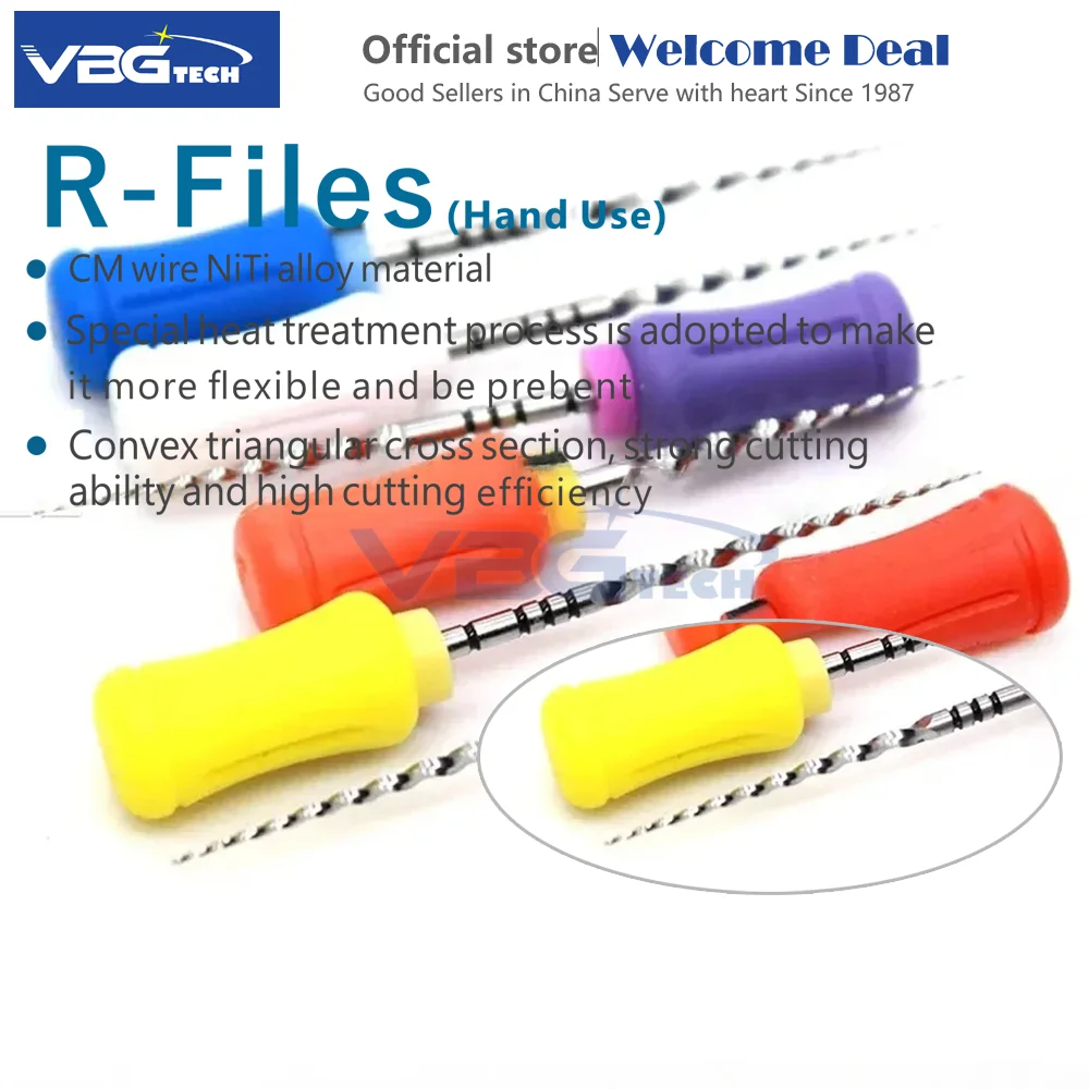 SX-F3 NITI Root Canal Files 21mm/25mm/31mm F4 F5 Dentist Hand Use Super Rotary Files Root Canal Shaping Finishing Dental Tools