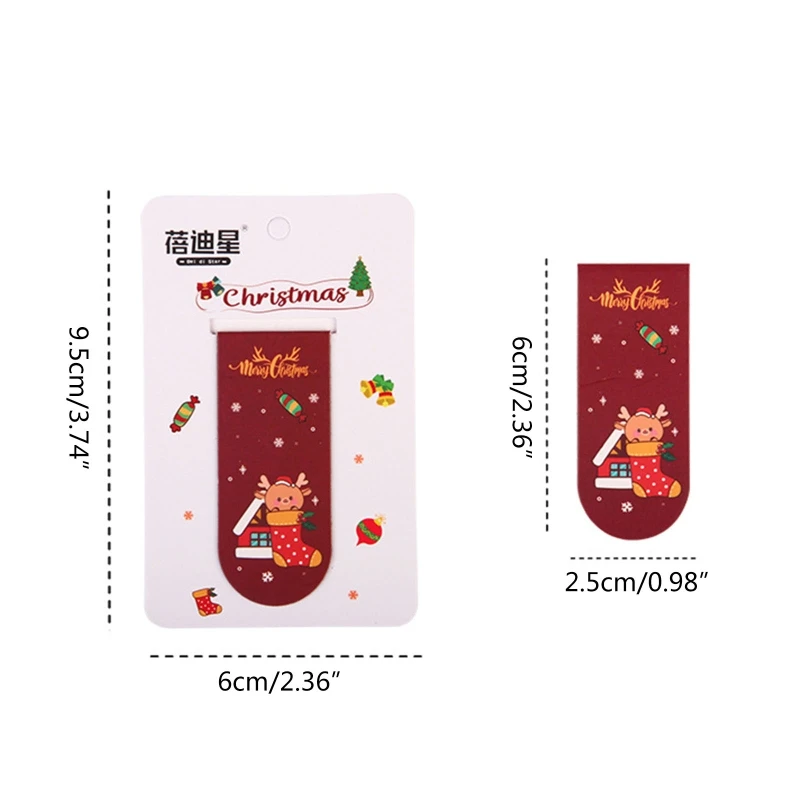 10 Buah Pembatas Buku Dekoratif Pembatas Halaman Buku Pembatas Buku Magnetik Antiselip untuk Hadiah Kekasih Buku Pelajar