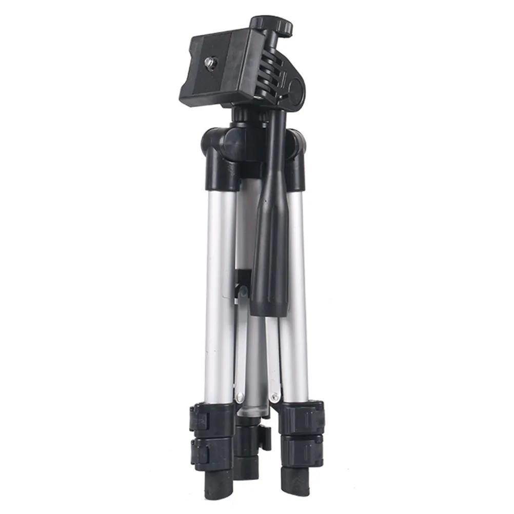 Sturdy Aluminium Alloy Tablet Tripod with Live Bracket Design Camera Tripod Stand for Outdoor and Fishing Black
