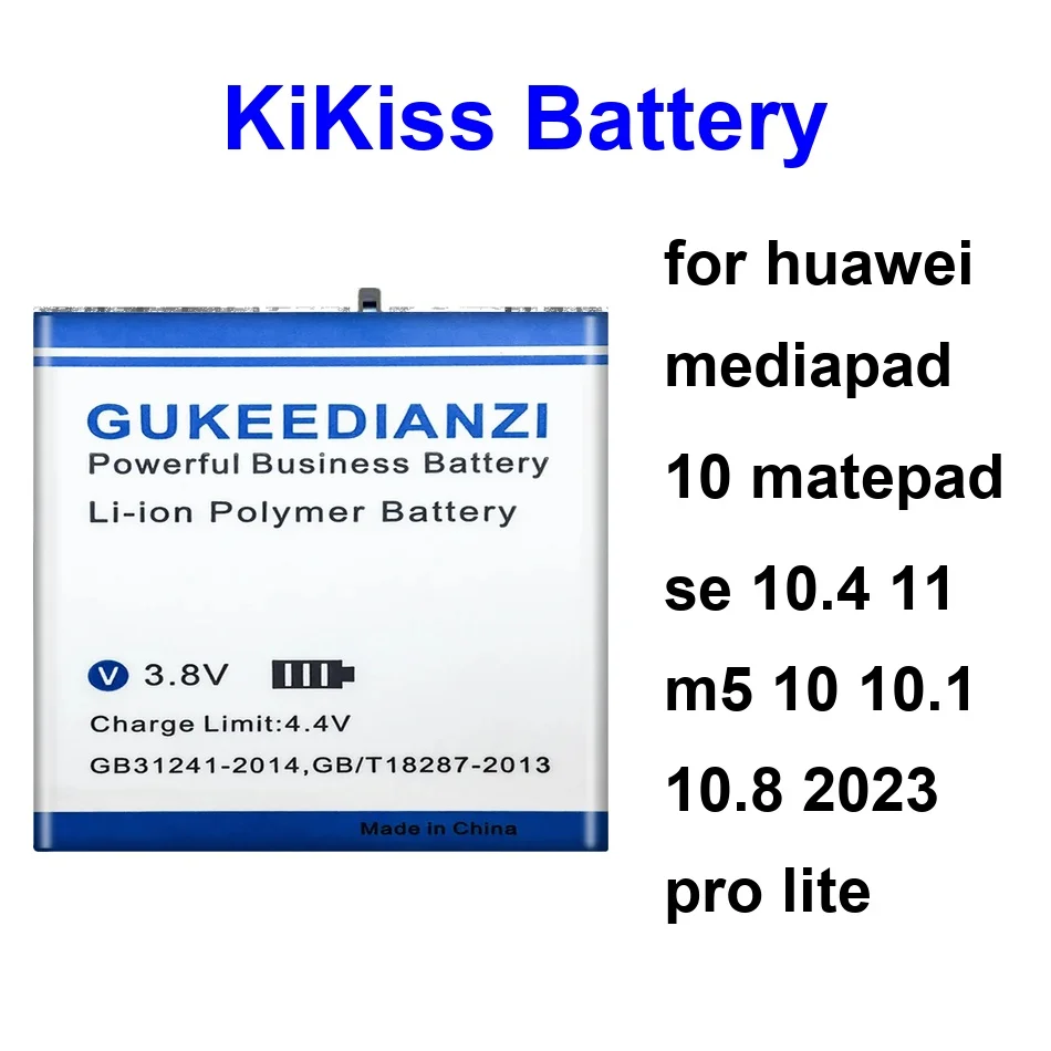 

Battery HB28D8C8ECW-12 HB26D8C8ECW-12 HB27G3B1EGW-12 For Huawei Mediapad 10 Matepad SE 10.4 11 M5 10.1 10.8 2023 Pro Lite