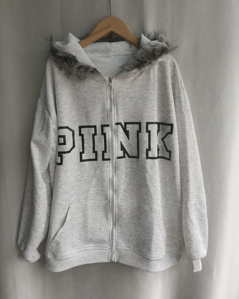 Koreanische Pelz Patchwork Mit Kapuze Sweatshirts Vintage Y2k Ästhetischen Grunge Brief Drucken Zipper Hoodies Frauen Übergroßen Casual Mantel