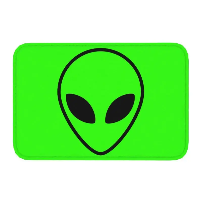 Space Alien Front Door Mat Anti-Slip Outdoor Waterproof Doormat Kitchen Bedroom Entrance Rug Carpet