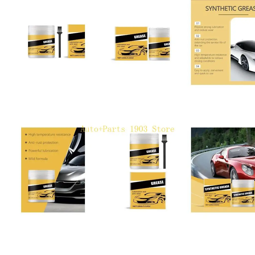 

E21C Advanced Synthetic Formula Grease Lubricating Compound for Auto Cares Enthusiasts