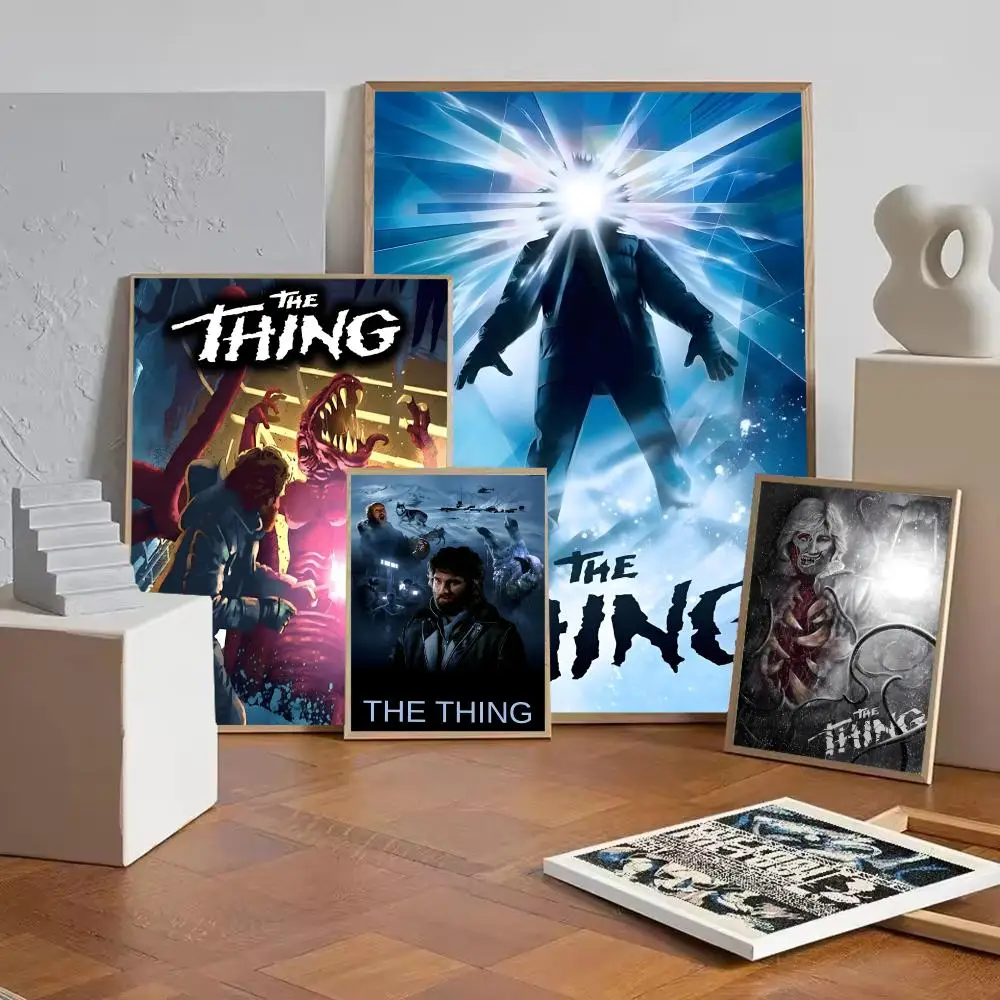 Movie The T-Thing 1982 Poster Decorative Wall Art Stickers Mural Photo Print for Home Living Room Hallway Decor