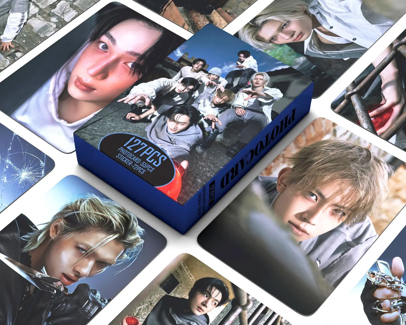 55/127Pcs/Set Kpop Boy Band THE SIN VANISH Card Stickers SUNGHOO Photo Print Card Photocard Collection Gifts