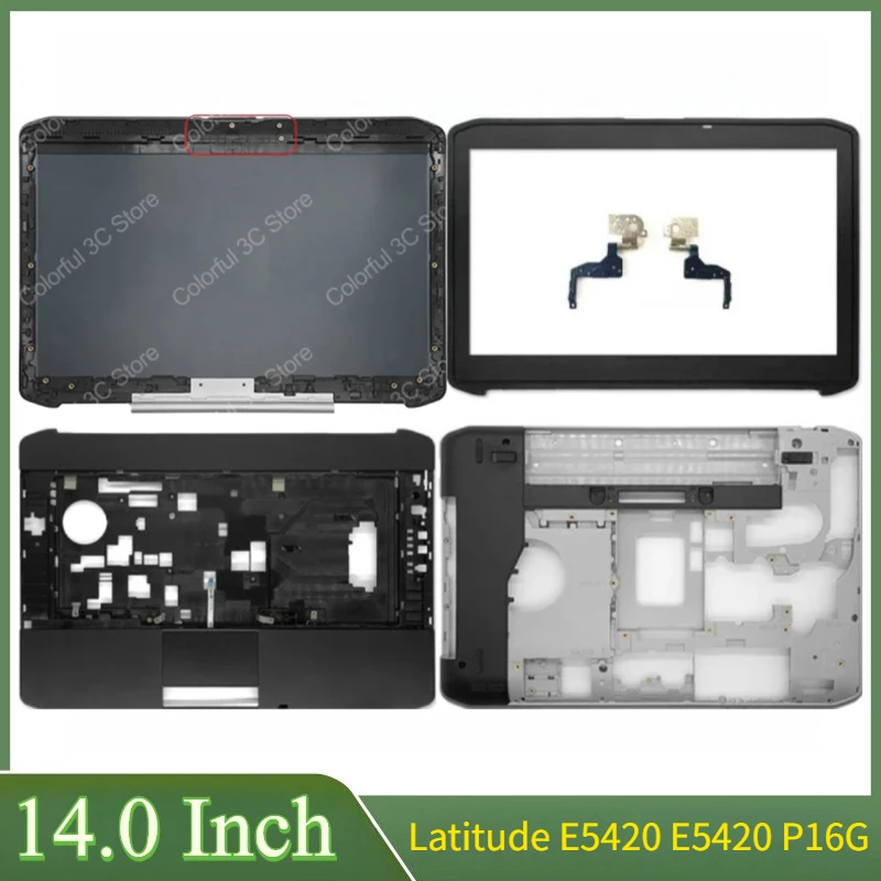 

14.0" For Latitude E5420 E5420 P16G Laptop LCD Back Cover Palmrest Bottom Case Upper Top Lower Case Hinges Housing Cover