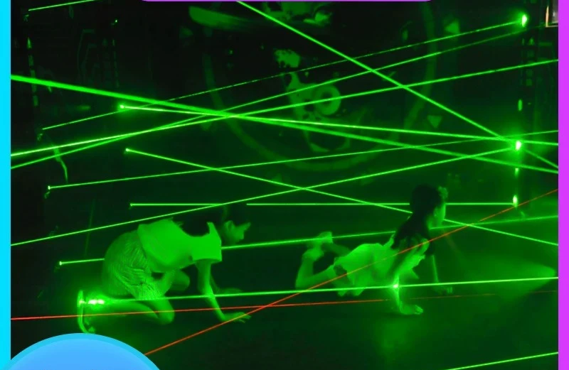Internet-Famous La ser Grid Interactive Amusement Device Multi-Person Indoor Escape Challenge Sports Equipment