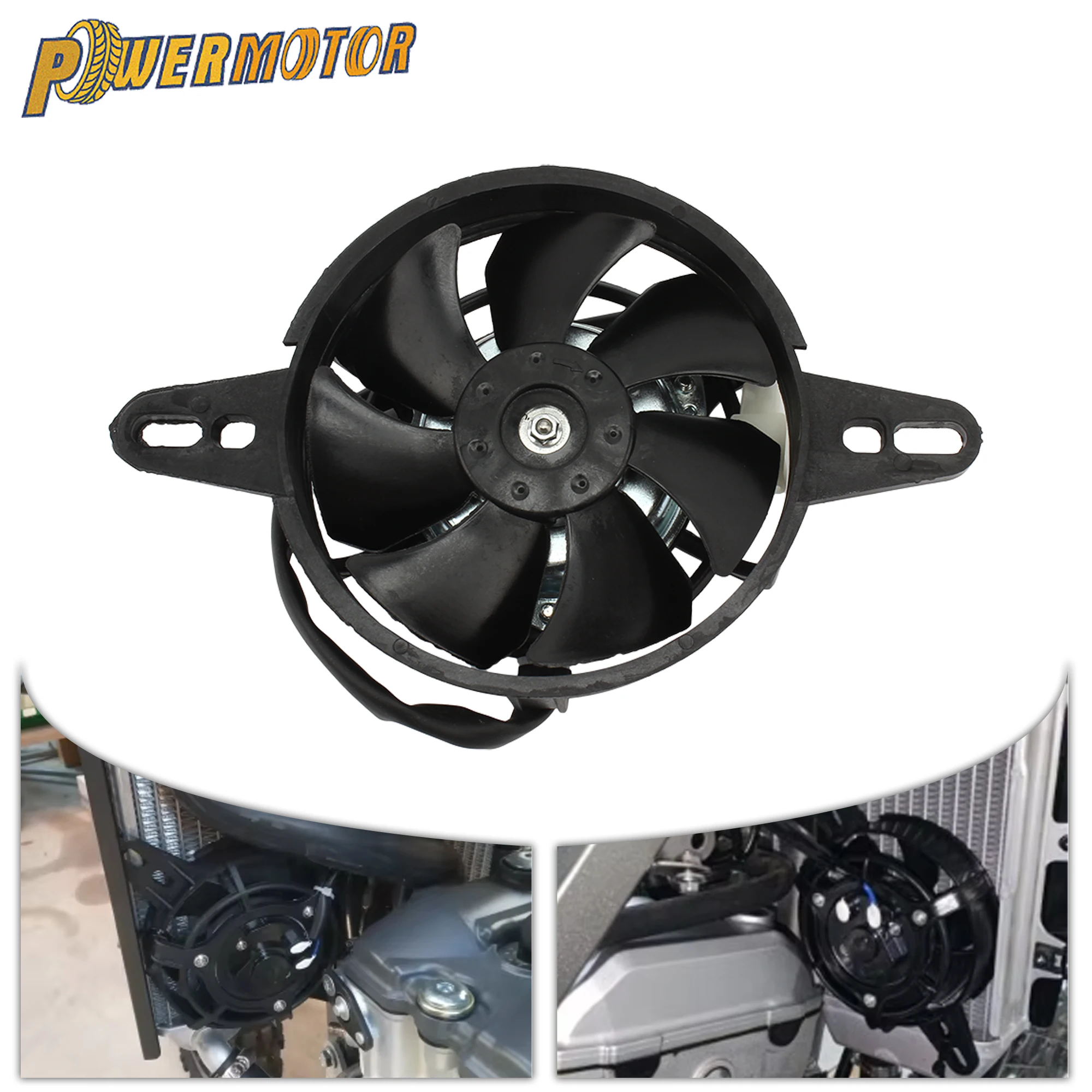 

12V Motocross Engine Radiator Cooling Fan Oil Cooler For Honda Yamaha Suzuki KTM ATV Enduro DirtBike Supermoto Modified Parts