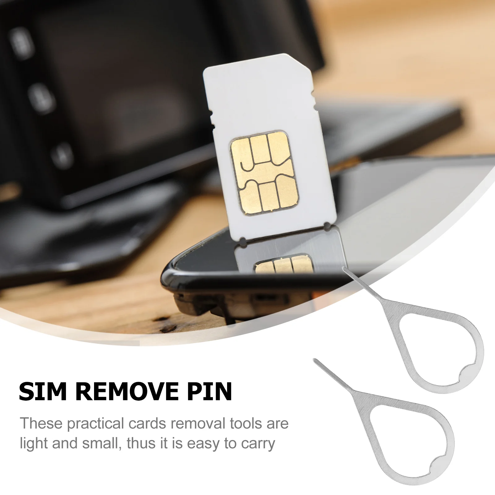 Phone SIM Removing Tool Card Reader Remover for Tablet Removers Tray Eject Pin Ejector